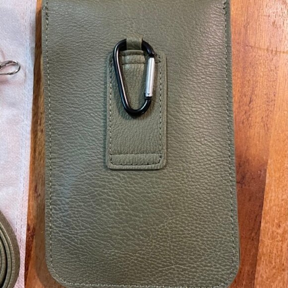 K. Carroll Harper Crossbody Army Green NEW - Picture 6 of 9